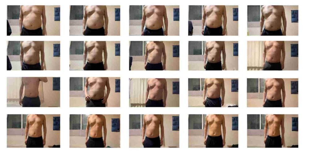 77.7kg→65.0kgのダイエット写真