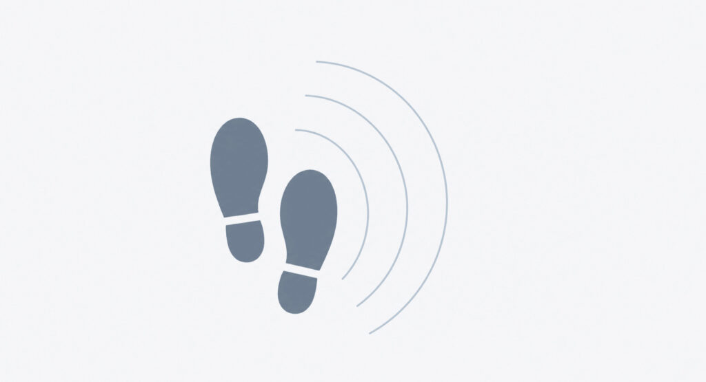 足音のイラスト