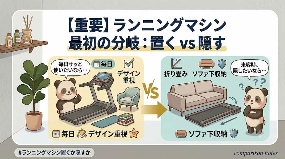 「置く」か「隠す」かを最初に決めるnのイラスト