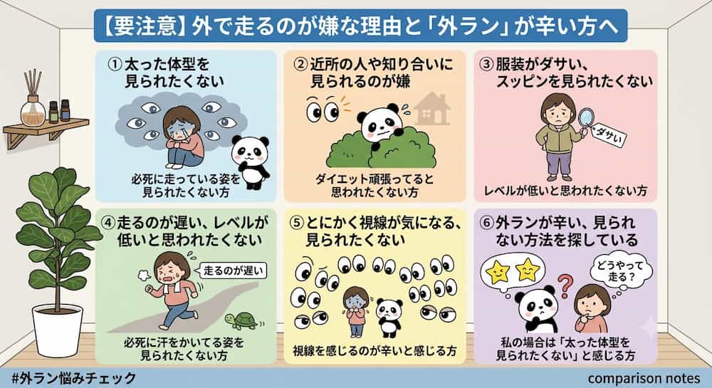 外ラン恥ずかしい